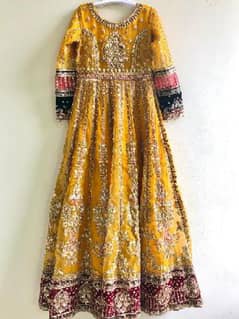 bridle mehndi dress
