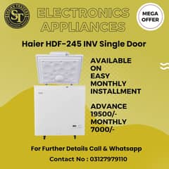 Deep Freezer Haier HDF-245 Inverter Single Door Freezer Installment