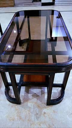 shesham wooden center table newly condition