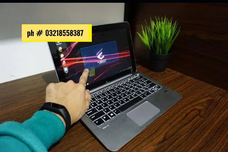 HP Elite 5th Gen Touchscreen Laptops + Tablet keyboard lite 4GB/128Gb 0