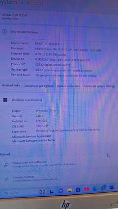 Intel Core i5 3rd generation CPU 3.20GHz