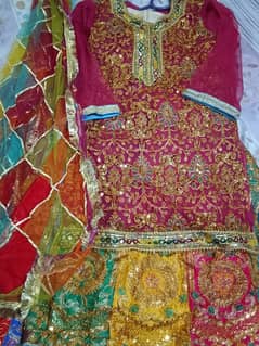 Mehndi or bridal dress