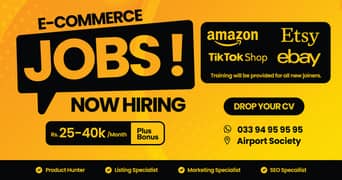 Multiple E-commerce Positions – Product Hunting, Product Listing ETC