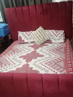 wooden bed