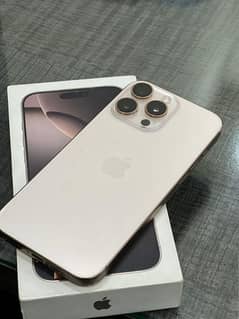 iphone 16pm dessert titanium 256