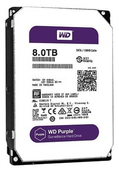 8 TB Hard disk drive desktop 3.5'' WD Purple Surveillance