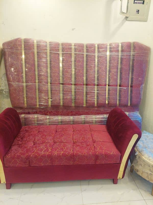 Bed / bed set / king size bed / double bed / poshish bed /side tables 8