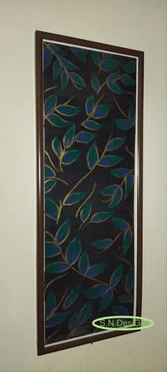 Oil painting of abstract art.