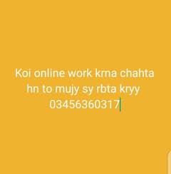 online work