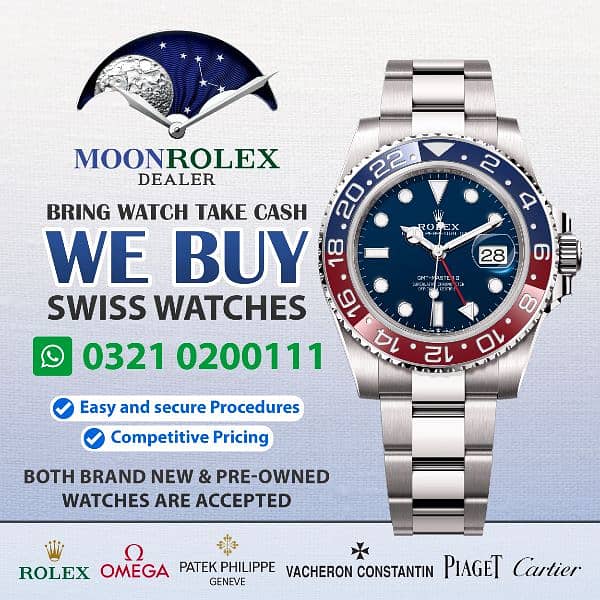 Get Cash / Rolex Cartier Omega Hublot Chopard Breitling Rado Tag Heuer 0