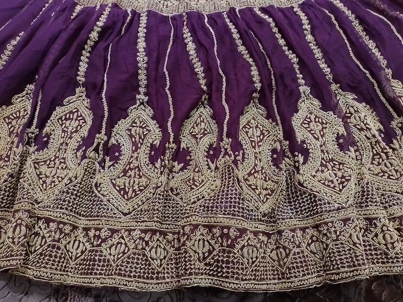 Bridal mexi dress with dupatta 10