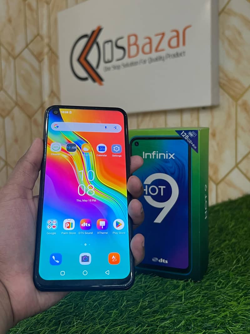 Infinix Hot 9 4gb Ram 128gb Storage with Box & Charger 1