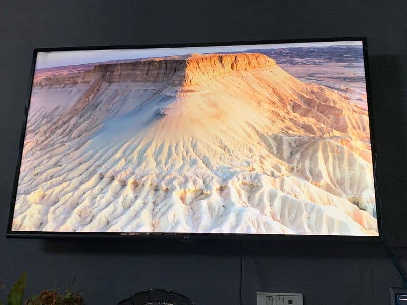 Tcl led 50" 4k android original Full option neat clean use (call me) 4