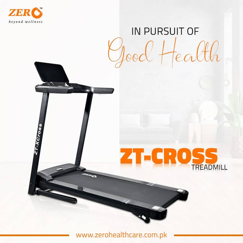 Zero Treadmill | ZT-Cross | Running Machine | Jogging Machine |Fitness 0