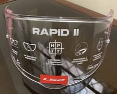 Ls2 Rapid 2 ,Model-FF353 white/transparent Visor Original
