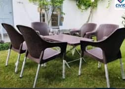 Urgent for sale used chair with table whatsapp 03354954467