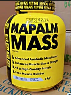 Napalm Mass Weight Gainer Supplement 3kg Box