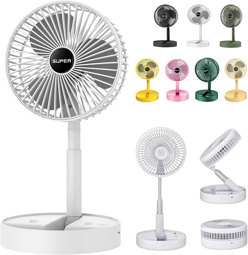 Cooler Fan Rechargeable Humidifying atomizing sheet 2-in-1 humidifier 5