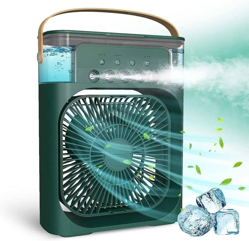 Cooler Fan Rechargeable Humidifying atomizing sheet 2-in-1 humidifier 10