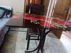 For Sale 4 pice chair & 1  pice dining table