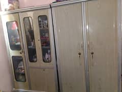 Almari and divider  new condition 1 year used
