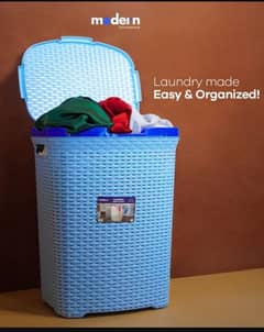 Plastic laundry basket modern in pure in good quality