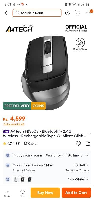 Newly A4tech fb35cs 0