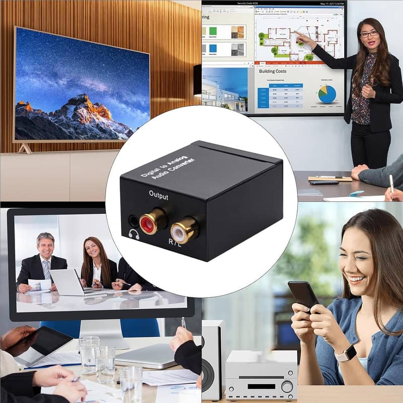 Vellbox YPbPr+SPDIF to HDMI Converter, Component YPbPr Video SPDIF 8