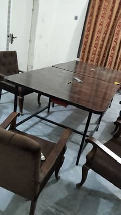 Two Office Tables 4'*4'