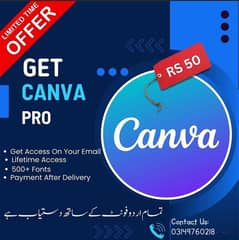 Canva pro Available