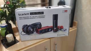 Focusrite Scarlett Solo 3rd Gen Studio Pack