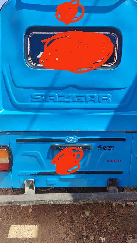 sazgar dawoo 6 seater cab 2024 7th month 1