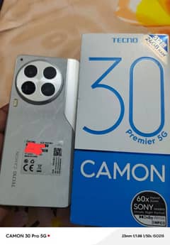 TECNO CAMON 30 PREMIER 24/512 20days use