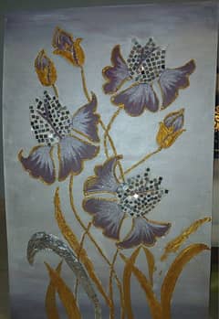 3D acrylic textured hand made art piece