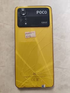 Poco x4 pro 8gb 256gb. NON PTA (Back glass broken) + fresh screen