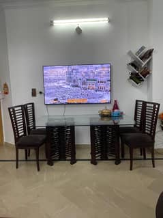 Dining table and chairs