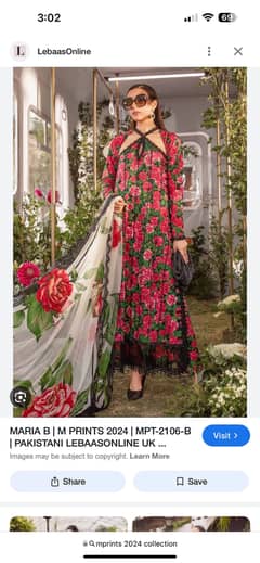Maria b lawn dress