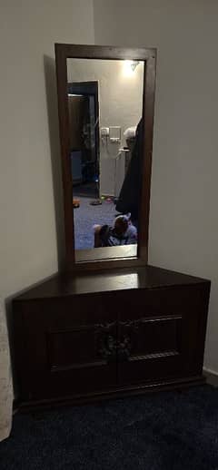 Antique Look Corner Dressing Table