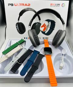 P 9 ultra 2 smart watch with P9 PRO max headphone
