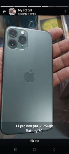 IPHONE 11 PRO 256GB NON PTA JV