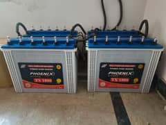 phoenix TX 1800 tubular batteries in best condition