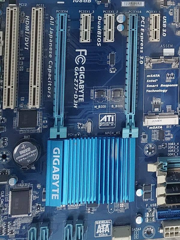 gigabyte GA z77 d3h with 12gb ram ddr3 i7 3770 and cpu cooler 2
