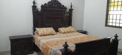 wooden King size Bed Set