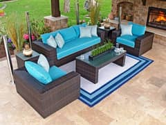 Rattan outdoor sofa chairs with table/Upvc chairs/resturent chairs