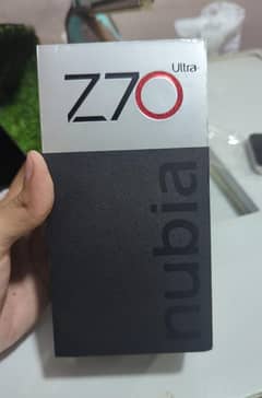 Nubia Z70 Ultra Global variant Complete Box