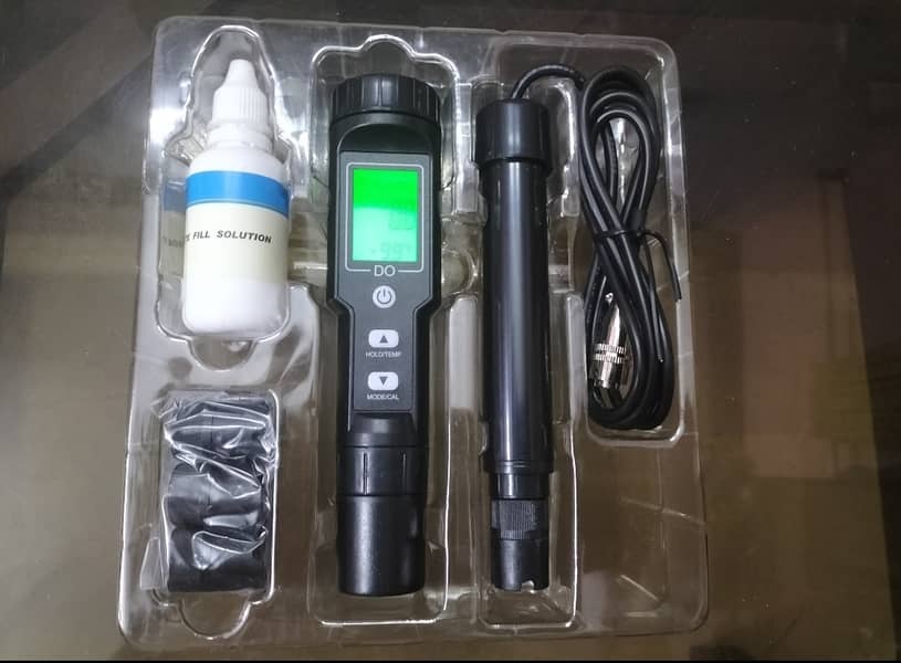 Digital Dissolved Oxygen DO Meter Professional Fi,sh Aqu,arium Meter 5