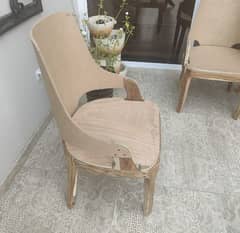 Raw Dining Chairs, Legs Sheesham wood