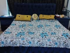 Double Bed with Side Tables & Dressing