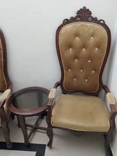 room chair with center table