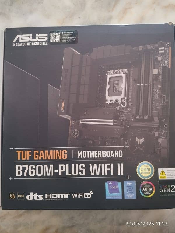core i5 14400f Asus tuf gaming plus wifi 2 ddr5 4